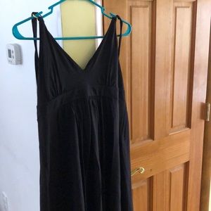 Victoria Secret Black Tie Halter Dress w. bra top